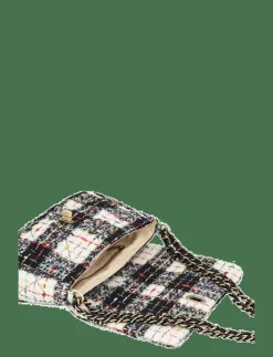 Becksöndergaard Boucle Checked Hollis Bag - Axelremsväskor BLACK Outlet