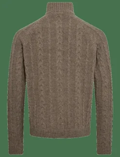 Bruun & Stengade BS Askel Regular Fit Knitwear - Stickat BROWN Clearance