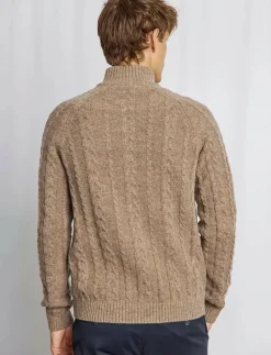 Bruun & Stengade BS Askel Regular Fit Knitwear - Stickat BROWN Clearance