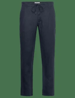 BS Ervis Regular Fit Chinos - Linnebyxor|Bruun & Stengade Sale