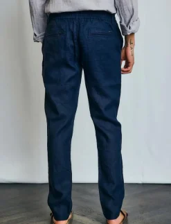 BS Ervis Regular Fit Chinos - Linnebyxor|Bruun & Stengade Sale