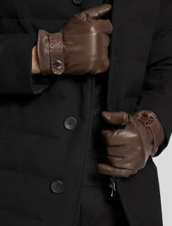 Bruun & Stengade BS Grover Gloves - Fingervantar BROWN Hot