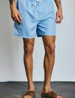 Bruun & Stengade BS Havana Regular Fit Swim Shorts - Badbyxor LIGHT BLUE Online