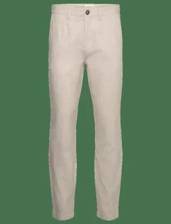 BS Ikaros Slim Fit Chinos - Linnebyxor|Bruun & Stengade Online
