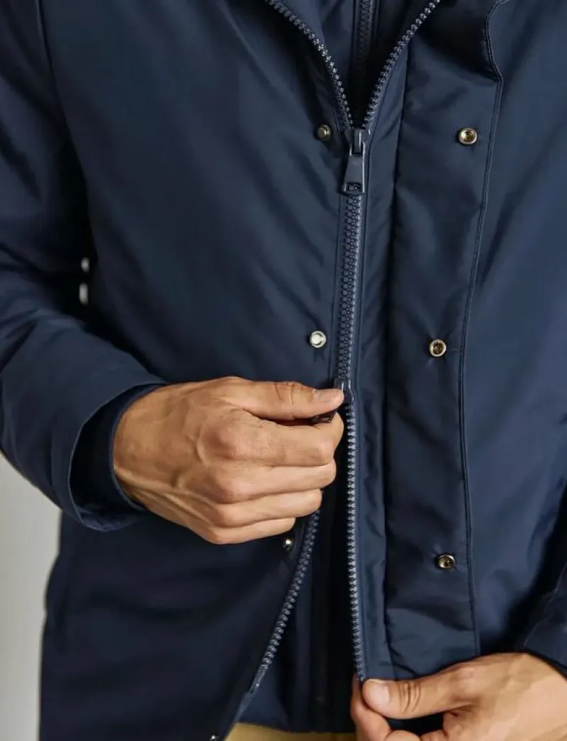 Bruun & Stengade BS Otago Regular Fit Jacket - Parkas NAVY New