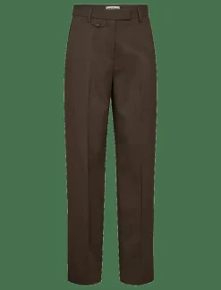 Bruun & Stengade BS Vespera Pants - Kostymbyxor BROWN Discount