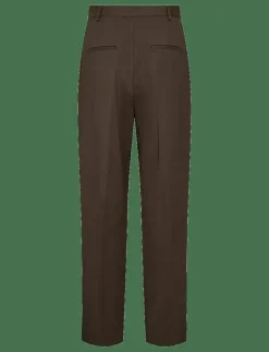 Bruun & Stengade BS Vespera Pants - Kostymbyxor BROWN Discount