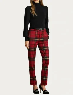 Lauren Ralph Lauren Button-Trim Mockneck Sweater - Polotröjor POLO BLACK Clearance