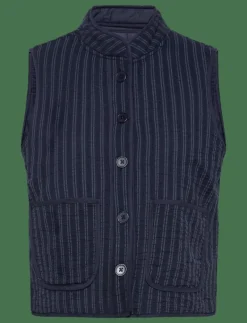 Lollys Laundry CairoLL Quilted Vest - Quiltade västar STRIPE