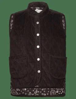 Lollys Laundry CairoLL Vest - Quiltade västar DARK MOKKA Clearance