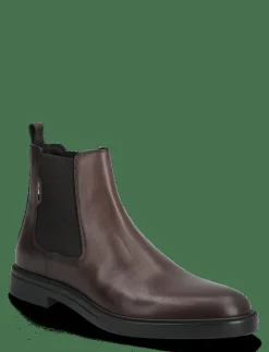 BOSS Calev_Cheb_ltfb - Chelsea boots DARK BROWN Best