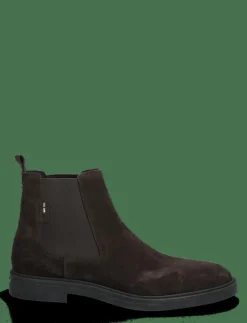 BOSS Calev_Cheb_sdfb - Chelsea boots DARK BROWN Best