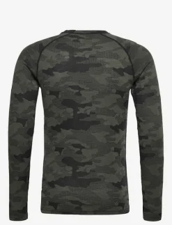 Camo Merino Wool Crew - Underställströja|Bula Discount