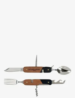 Camping Cutlery Tool Wood 2pcs set - Bestickset|Gentlemen's Hardware