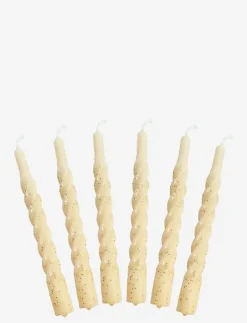 Candles with a Twist - Glitter - Kronljus|Kunstindustrien New
