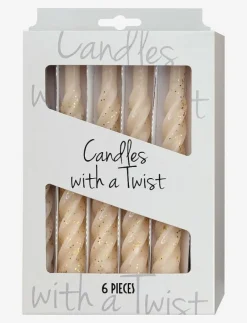 Candles with a Twist - Glitter - Kronljus|Kunstindustrien New