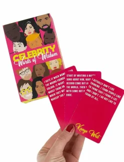 Gift Republic Cards Celebrity Words - Spel & pussel PINK Outlet