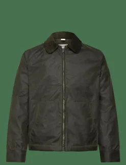 Brixtol Textiles Carter Wax - Tunna jackor OLIVE Outlet
