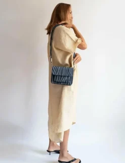 HVISK CAYMAN POCKET DENIM - Crossbody Bags NAVY ZEBRA Best