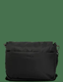HVISK CAYMAN POCKET PUFFER MATTE TWILL - Crossbody Bags BLACK Best