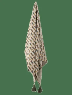 Bloomingville Charlie Throw, , Recycled Cotton - Filtar & täcken BROWN Clearance