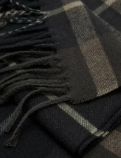 Check fringed scarf - Halsdukar|Mango Clearance