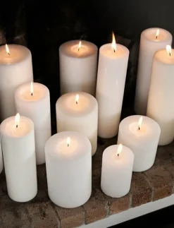 Broste Copenhagen Church Pillar candle - Blockljus ANTIQUE WHITE