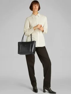 Calvin Klein CK LINN MEDIUM SHOPPER - Shoppers CK BLACK