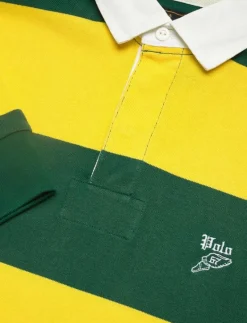 Classic Fit Embroidered Rugby Shirt - Långärmade pikéer|Polo Ralph Lauren Discount