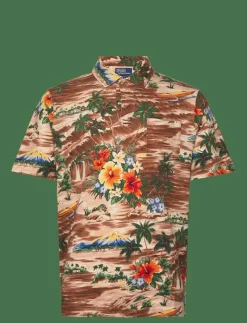 Classic Fit Tropical Linen-Cotton Polo - Kortärmade pikéer|Polo Ralph Lauren Online