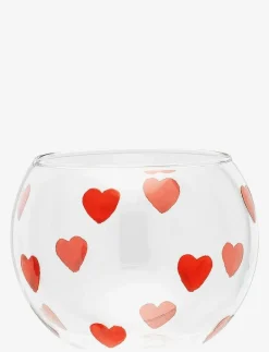 Anna + Nina Classic Love Tea Light Holder - Dekoration RED Outlet