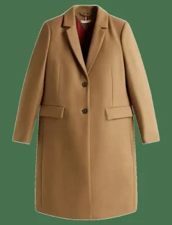 Tommy Hilfiger CLASSIC SB WOOL REG COAT - Ullkappor LIGHT SEPIA BROWN Outlet