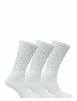 Claudio socks tennis 3-pack - Vanliga strumpor WHITE