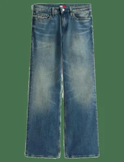 Tommy Jeans CLEO MID BOOTCUT BI5154 - Boot cut Jeans DENIM DARK Clearance