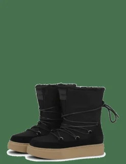 Ilse Jacobsen COLDY02 - Platta ankelboots BLACK NATURAL New