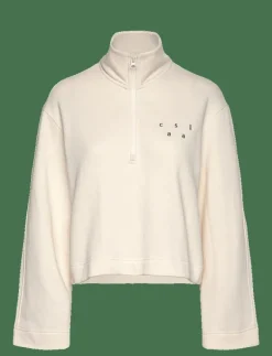 Casall Comfy Half Zip Sweater - Sweatshirts OFF WHITE Discount