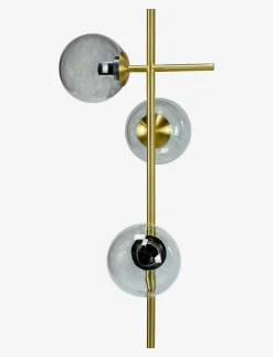 Dyberg Larsen Como Golvlampa rök/ mässing - Golvlampor BRASS/ SMOKE Outlet