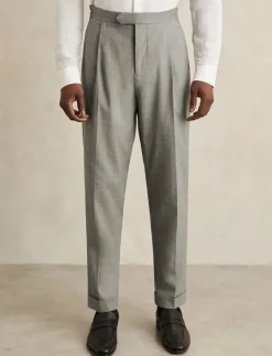 Reiss COMPLEX - Kostymbyxor GREY Hot