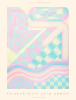 If Walls Could Talk Composition With Arrow No. 2 - Posters MULTI-COLORED Hot