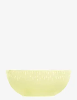 Aida Confetti saladbowl w/relief 1 pcs . giftbox - Skålar & Fat LEMON