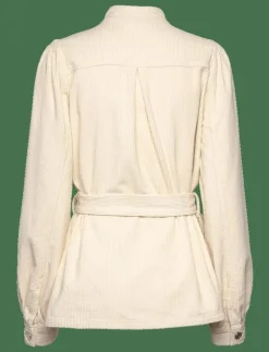 Stella Nova Corduroy shirt with belt - Långärmade VANILLA Online