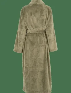 Missya Cornflocker fleece robe long - Morgonrock VETIVER Best
