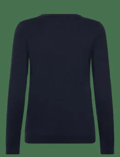 GANT COTTON C-NECK - Stickat MARINE Outlet