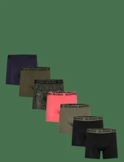 Björn Borg COTTON STRETCH BOXER 7p - Boxershorts MULTIPACK 1 Clearance