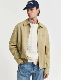 COTTON TWILL JACKET - Tunna jackor|GANT Best