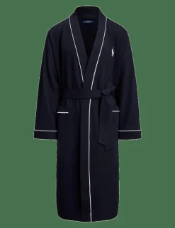 Polo Ralph Lauren Cotton-Blend Jersey Robe - Morgonrock COLLECTION NAVY Outlet