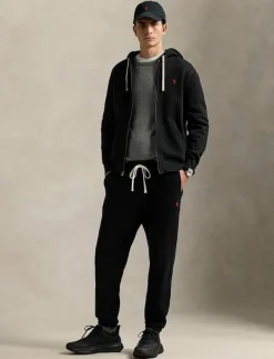 Polo Ralph Lauren Cotton-Blend-Fleece Hoodie - Hoodies POLO BLACK Best