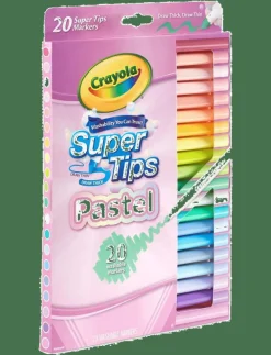 20 PASTEL SUPERTIPS - Färgpennor|Crayola Outlet