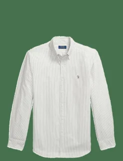 Custom Fit Striped Oxford Shirt - Randiga skjortor|Polo Ralph Lauren Hot
