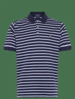 Custom Slim Fit Striped Soft Cotton Polo - Kortärmade pikéer|Polo Ralph Lauren Discount